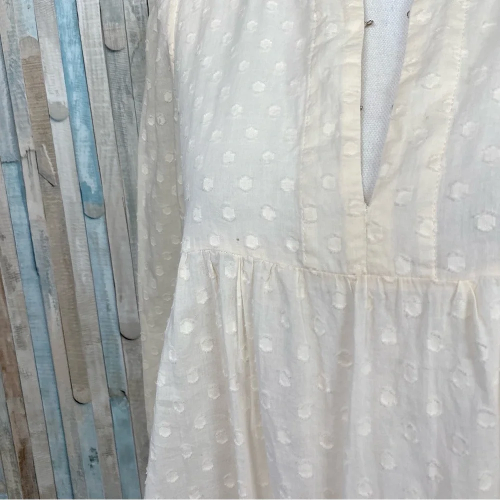 Emerson Fry XS India Collection Layla Swiss Dot Mini Tunic Dress Organic Boho - Picture 5 of 15